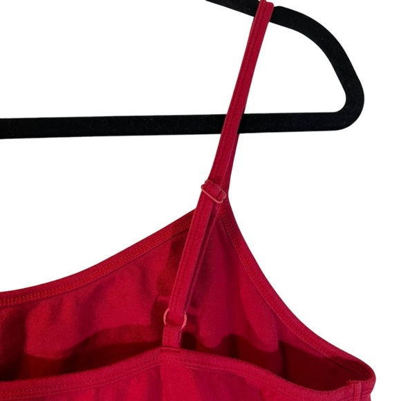 Lane Bryant Cherry Red Camisole 14/16 Adjustable Spaghetti Straps Stretch Knit - Picture 4 of 5